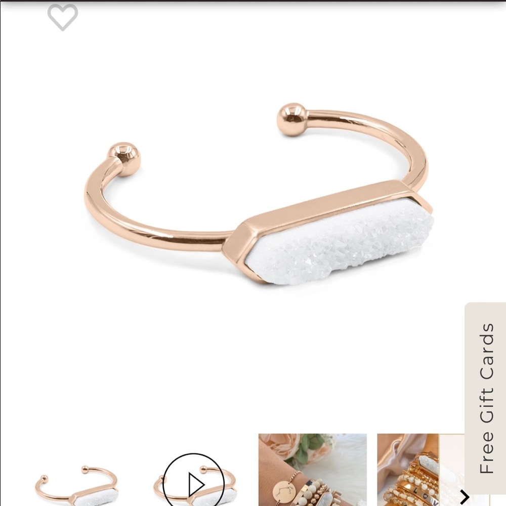 Kinsley Armelle rose gold quartz bracelet!
